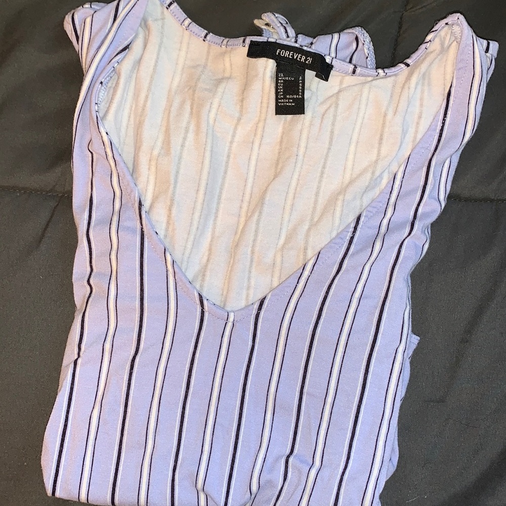 A cute striped bodysuit